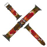 yanfind Watch Strap for Apple Watch Details Tree Veins Leaves Automne Plant Leaf Free Fall France Stock Compatible with iWatch Series 5 4 3 2 1