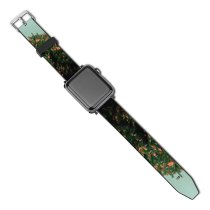 yanfind Watch Strap for Apple Watch Abies Bush Colombia Tree Pine Domain Plant Fir Spruce Public Santander Compatible with iWatch Series 5 4 3 2 1