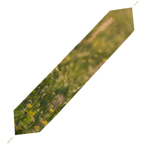Yanfind Table Runner Agriculture Field Blossom Grass Domain Rural Plant Public Outdoors Farm Pasture Everyday Dining Wedding Party Holiday Home Decor
