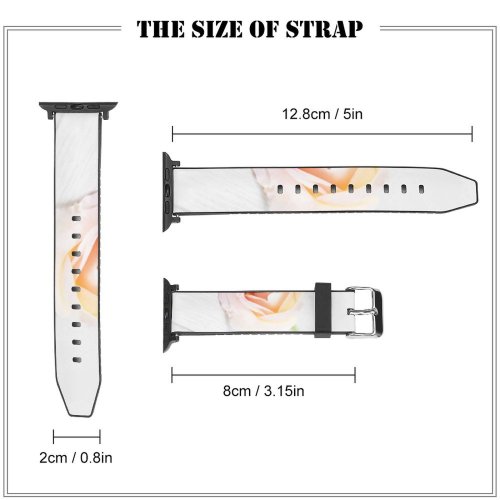 yanfind Watch Strap for Apple Watch Just Rose Plant Married Table Pictures Macro  Stock Wedding Garden Compatible with iWatch Series 5 4 3 2 1