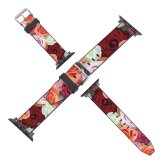 yanfind Watch Strap for Apple Watch Dance Yokoo Flowers Rose Colorful Floral  Beautiful Compatible with iWatch Series 5 4 3 2 1