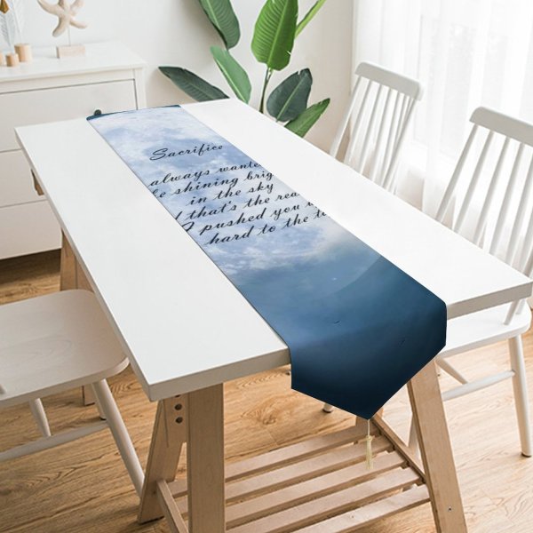 Yanfind Table Runner Nyein Chan Aung Quotes Sacrifice Popular Quotes Moon Clouds Night Dark Inspirational Everyday Dining Wedding Party Holiday Home Decor