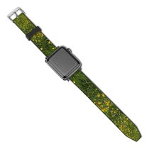 yanfind Watch Strap for Apple Watch Rural Countryside Plant Farm PNG Grassland Outdoors Flower Buttercup Field Images Compatible with iWatch Series 5 4 3 2 1