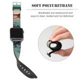 yanfind Watch Strap for Apple Watch Lake Mountains Rocks Sunrise Daylight Scenery MacOS Big Sur IOS Compatible with iWatch Series 5 4 3 2 1