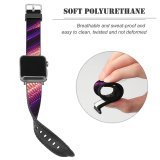 yanfind Watch Strap for Apple Watch Dante Metaphor Abstract Rays Colorful Glowing Dark Compatible with iWatch Series 5 4 3 2 1