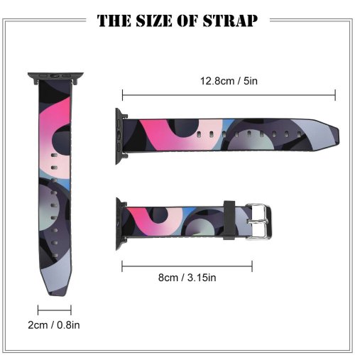 yanfind Watch Strap for Apple Watch Abstract  Space Light Compatible with iWatch Series 5 4 3 2 1