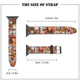 yanfind Watch Strap for Apple Watch Invertebrate Plant Domain Insect Pictures Bee Taizé Tree Leaves Maple Public Compatible with iWatch Series 5 4 3 2 1