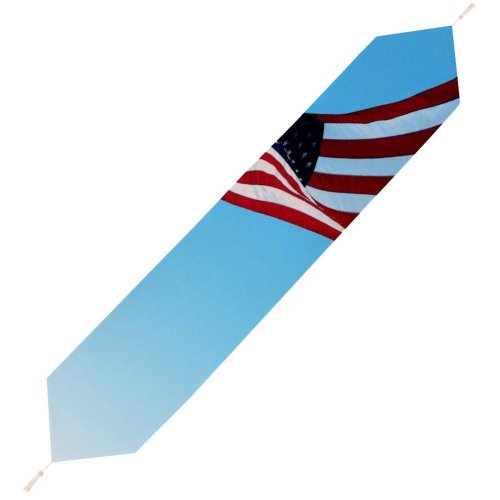 Yanfind Table Runner Blur Honor Freedom Liberty Spangled Independence Usa Administration Hanging Memorial States Flag Everyday Dining Wedding Party Holiday Home Decor