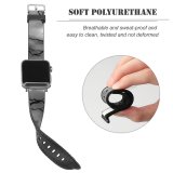yanfind Watch Strap for Apple Watch Thunder  Tree Storm Sky Grey Mono Spooky Gothic Stormy Dead Dying Compatible with iWatch Series 5 4 3 2 1