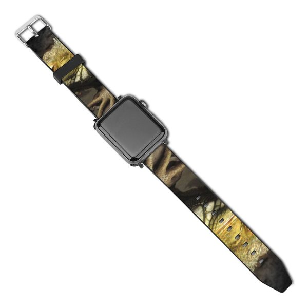 yanfind Watch Strap for Apple Watch Reptile Iguana Vertebrate Iguania Lizard Iguanidae Scaled Terrestrial Adaptation Compatible with iWatch Series 5 4 3 2 1