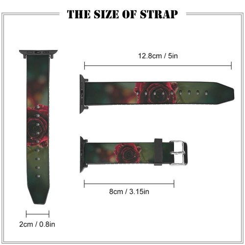 yanfind Watch Strap for Apple Watch Flower Rose Plant  Domain Images Public Compatible with iWatch Series 5 4 3 2 1