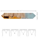 Yanfind Table Runner Blur Golden Sand Liquor Travel Beer Beach Alcohol Glass Lime Outdoors Seashore Everyday Dining Wedding Party Holiday Home Decor