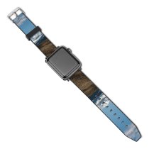 yanfind Watch Strap for Apple Watch Scenery Range Sky Slope  Grass Snow Plant Free  Travel Compatible with iWatch Series 5 4 3 2 1