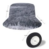 yanfind Adult Fisherman's Hat Winter Frost Sky Tree Winter Snow Bridge Snow Fishing Fisherman Cap Travel Beach Sun protection