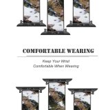 yanfind Watch Strap for Apple Watch Trees Bushes  Snow Mountains Outdoor Rocks Scenery Stone Stones Sunlight Spring Compatible with iWatch Series 5 4 3 2 1