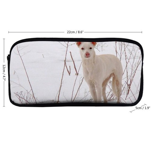yanfind Pencil Case YHO Kryvyi Images Region Pet Last Wool Year's Dry Dnipropetrovsk Snow Grass Wallpapers Zipper Pens Pouch Bag for Student Office School