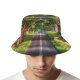 yanfind Adult Fisherman's Hat Sven Muller Blandford Road Empty Road Trees Landscape Woods Greenery Scenery Fishing Fisherman Cap Travel Beach Sun protection