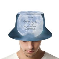 yanfind Adult Fisherman's Hat Nyein Chan Aung Quotes Sacrifice Popular Quotes Moon Clouds Night Dark Inspirational Fishing Fisherman Cap Travel Beach Sun protection