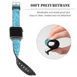 yanfind Watch Strap for Apple Watch Turquoise Pool Refreshing  Summer Aqua Azure Design Compatible with iWatch Series 5 4 3 2 1