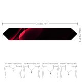 Yanfind Table Runner Abstract Dark IOS AMOLED Everyday Dining Wedding Party Holiday Home Decor