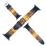 yanfind Watch Strap for Apple Watch Johannes Plenio Sunset Tree Flying Birds Sky Clouds Reflections Compatible with iWatch Series 5 4 3 2 1