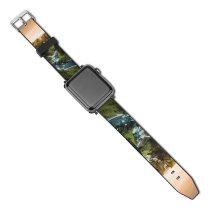 yanfind Watch Strap for Apple Watch Benjamin Suter Mountains Cliffs River Daytime Aerial Iceland Compatible with iWatch Series 5 4 3 2 1