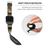 yanfind Watch Strap for Apple Watch Funny Curiosity Outdoors Cute Little Young  Portrait Staring Kitten Whisker Fur Compatible with iWatch Series 5 4 3 2 1