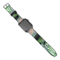 yanfind Watch Strap for Apple Watch Tree Trees Fotest Leafs Leaf Leaves Landscape  Source Poland Brook Path Compatible with iWatch Series 5 4 3 2 1