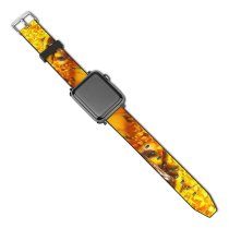 yanfind Watch Strap for Apple Watch  Flower Honey Bee Honeybee  Insect Membrane Winged Pollen Megachilidae Macro Compatible with iWatch Series 5 4 3 2 1