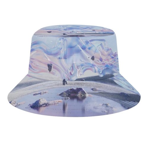 yanfind Adult Fisherman's Hat Abstract Technology Microsoft Microsoft Design Windows Glossy Landscape Fishing Fisherman Cap Travel Beach Sun protection