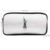 yanfind Pencil Case YHO Images Building StatueGreen HQ Wallpapers Architecture States York Monument America Art Pictures Zipper Pens Pouch Bag for Student Office School