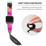 yanfind Watch Strap for Apple Watch Lights Bokeh Glowing Lights Vibrant Blurred Circles Texture Backdrop Compatible with iWatch Series 5 4 3 2 1