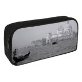 yanfind Pencil Case YHO Boats City Canal Venetian Venice Dome Famous Daylight Travel Building Transportation Outdoors Zipper Pens Pouch Bag for Student Office School