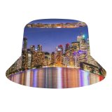 yanfind Adult Fisherman's Hat Harrison Haines Toronto Skyscrapers Canada Cityscape Night Lights Waterfront Dusk Reflections Architecture Fishing Fisherman Cap Travel Beach Sun protection