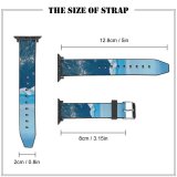 yanfind Watch Strap for Apple Watch Scenery Range Sky Hill  Hubei Free 湖北省中国 Outdoors Wallpapers Shennongjia Compatible with iWatch Series 5 4 3 2 1