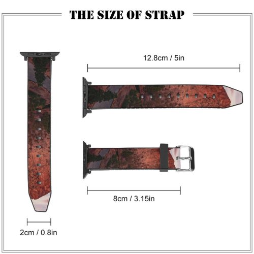 yanfind Watch Strap for Apple Watch Valley Free Plateau Pictures Outdoors Plant  Images Canyon Mesa Compatible with iWatch Series 5 4 3 2 1