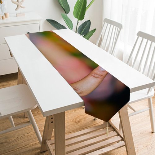 Yanfind Table Runner Blur Focus Cooperation Together Connection Hands Depth Handshake Fingers Friendship Field Togetherness Everyday Dining Wedding Party Holiday Home Decor