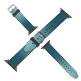 yanfind Watch Strap for Apple Watch Turquoise Cyan Shining Light Metallic Metal Texture Textures Structure Structures Backdrop Patterns Compatible with iWatch Series 5 4 3 2 1