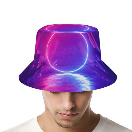 yanfind Adult Fisherman's Hat SciFi Neon Light Ring Huawei Mediapad Fishing Fisherman Cap Travel Beach Sun protection