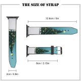 yanfind Watch Strap for Apple Watch Celebrations Christmas Tree Decoration Xmas Compatible with iWatch Series 5 4 3 2 1