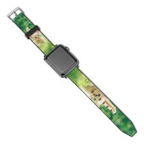 yanfind Watch Strap for Apple Watch Andriyko Podilnyk Kitten Cute Grass Bokeh Baby Cat Compatible with iWatch Series 5 4 3 2 1
