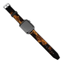 yanfind Watch Strap for Apple Watch Domain Pictures Fire Amazing  Exposure Cool Flame Public Hot Bonfire Compatible with iWatch Series 5 4 3 2 1