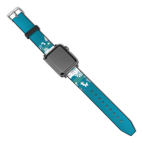 yanfind Watch Strap for Apple Watch Winter Eve Christmas Spruce Winter Calendar  Clock Snowflake Heapy Decoration Compatible with iWatch Series 5 4 3 2 1