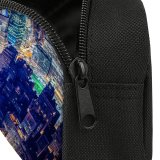 yanfind Pencil Case YHO Denys Nevozhai York City Aerial Cityscape Nightscape Night Time City Lights Skyscrapers Zipper Pens Pouch Bag for Student Office School