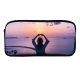 yanfind Pencil Case YHO Boats Backlit Girl Clouds Hands Sunset Landscape Evening  Beach Zipper Pens Pouch Bag for Student Office School