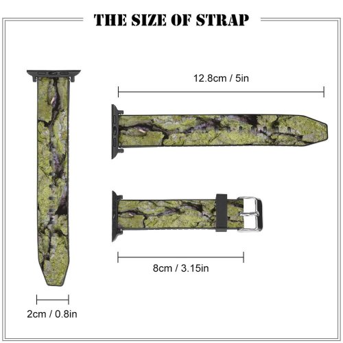 yanfind Watch Strap for Apple Watch Scenery Yoshinoyama Nara Tree  Leaves Kansai Yama Plant Leaf PNG Compatible with iWatch Series 5 4 3 2 1