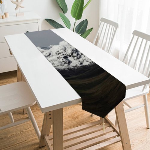 Yanfind Table Runner Wallpapers Peak Pictures Plateau Range Outdoors Ice Grey Snow Domain Mountain Images Everyday Dining Wedding Party Holiday Home Decor