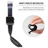 yanfind Watch Strap for Apple Watch Landscape Peak Building Countryside Housing Domain Slope Pictures Outdoors Grey Range Compatible with iWatch Series 5 4 3 2 1