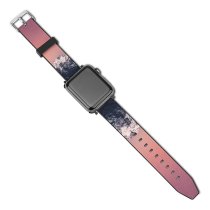 yanfind Watch Strap for Apple Watch Marek Piwnicki Alps Mountains  Range Italy Sky Starry Sky Snow Covered Compatible with iWatch Series 5 4 3 2 1