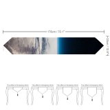 Yanfind Table Runner Daniel Olah Earth Horizon Above Clouds Starry Sky Polar Regions Everyday Dining Wedding Party Holiday Home Decor